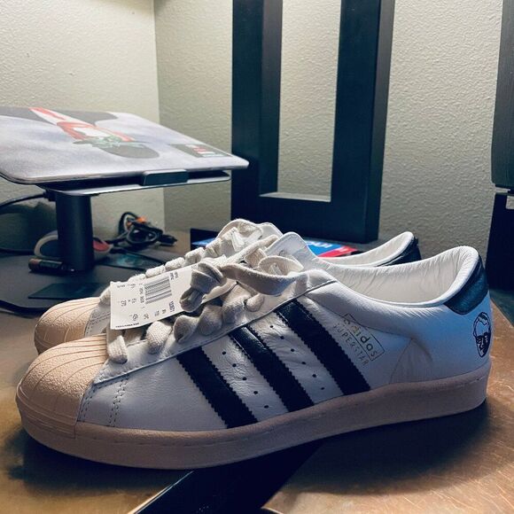 NEW Adidas Consortium Adi Dassler Superstar Vintage V US 9 UK 8.5 Deadstock Rare main image 4